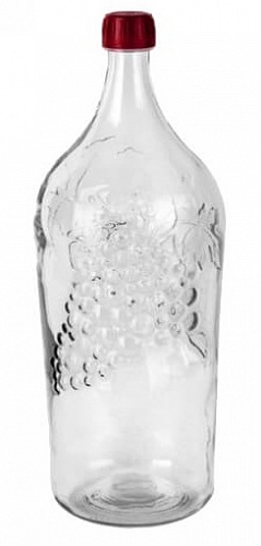 Винная бутылка &amp;quot;Виноград&amp;quot;, Цена в интернет-магазине Вкусно Живем.РФ - 400 руб