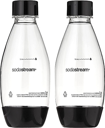 Бутылки SodaStream Twin Pack 0,5 л. 2шт черные